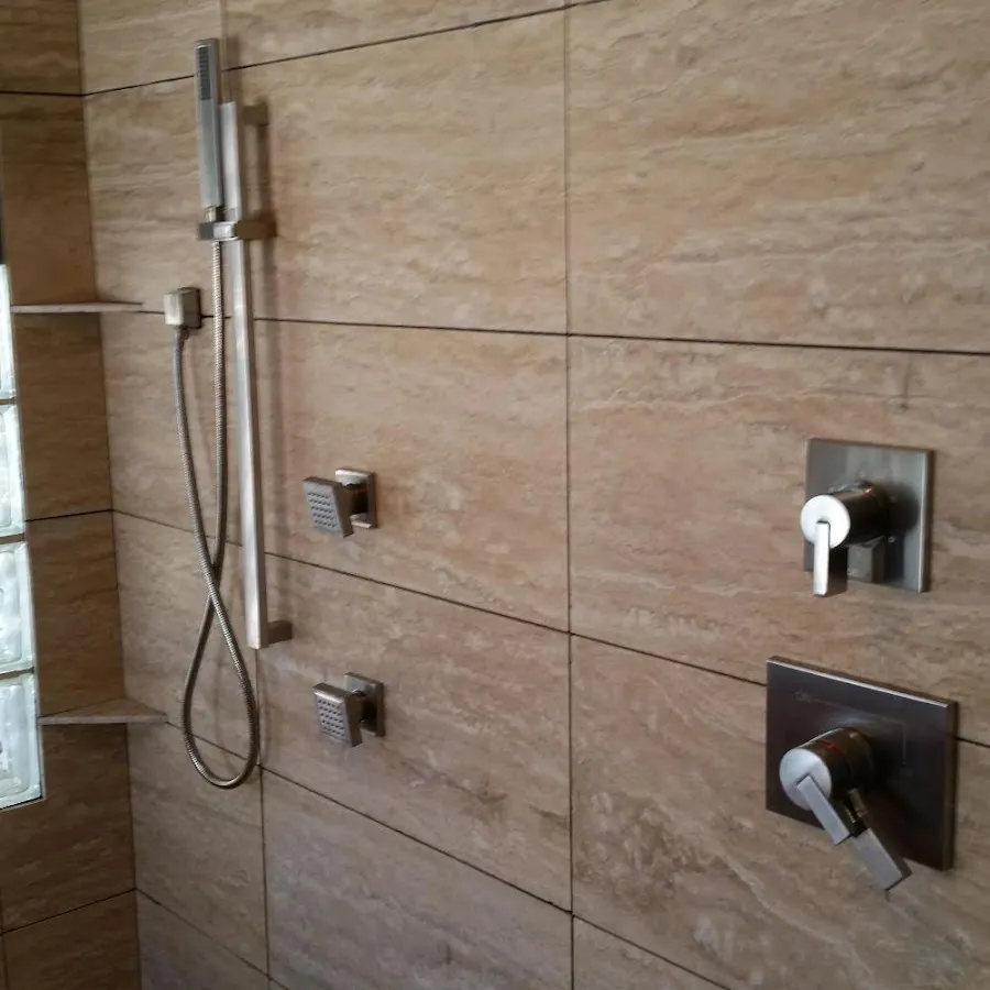 Shower fixture installation for Gas Line Repair in Victor